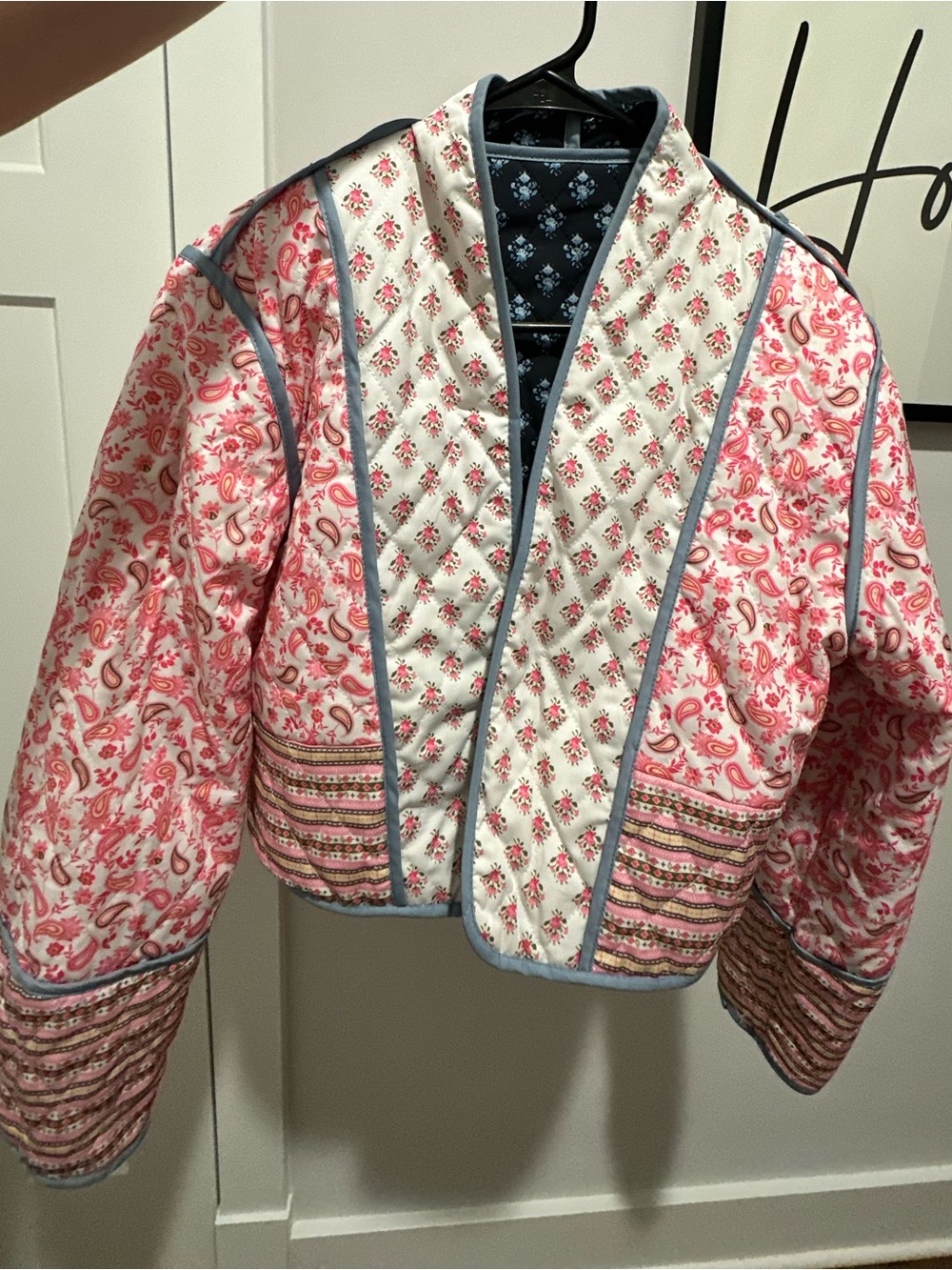 Sunday REVERSIBLE Patterned Quilted Jacket - Picture 2 of 5